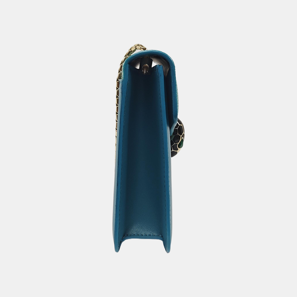 SERPENTI FOREVER Small Stingray Leather Green