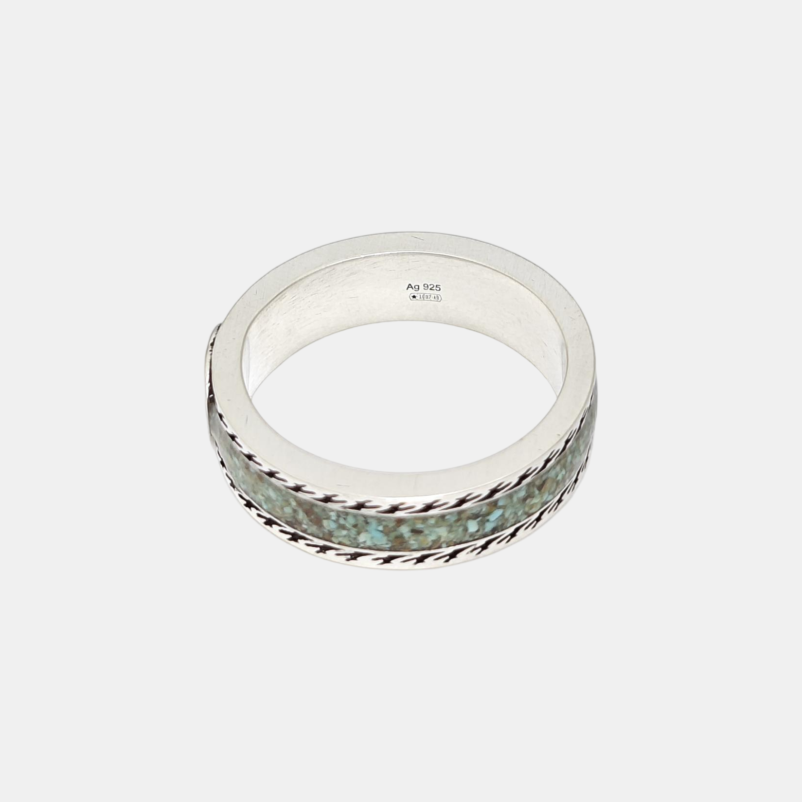Interlocking G 925 Sterling Silver Ring HK 19