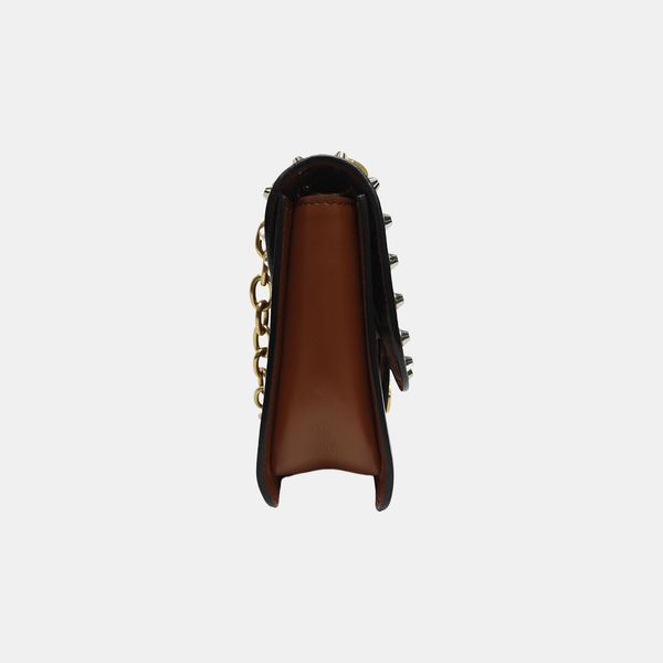 Leather Shoulder Bag Brown