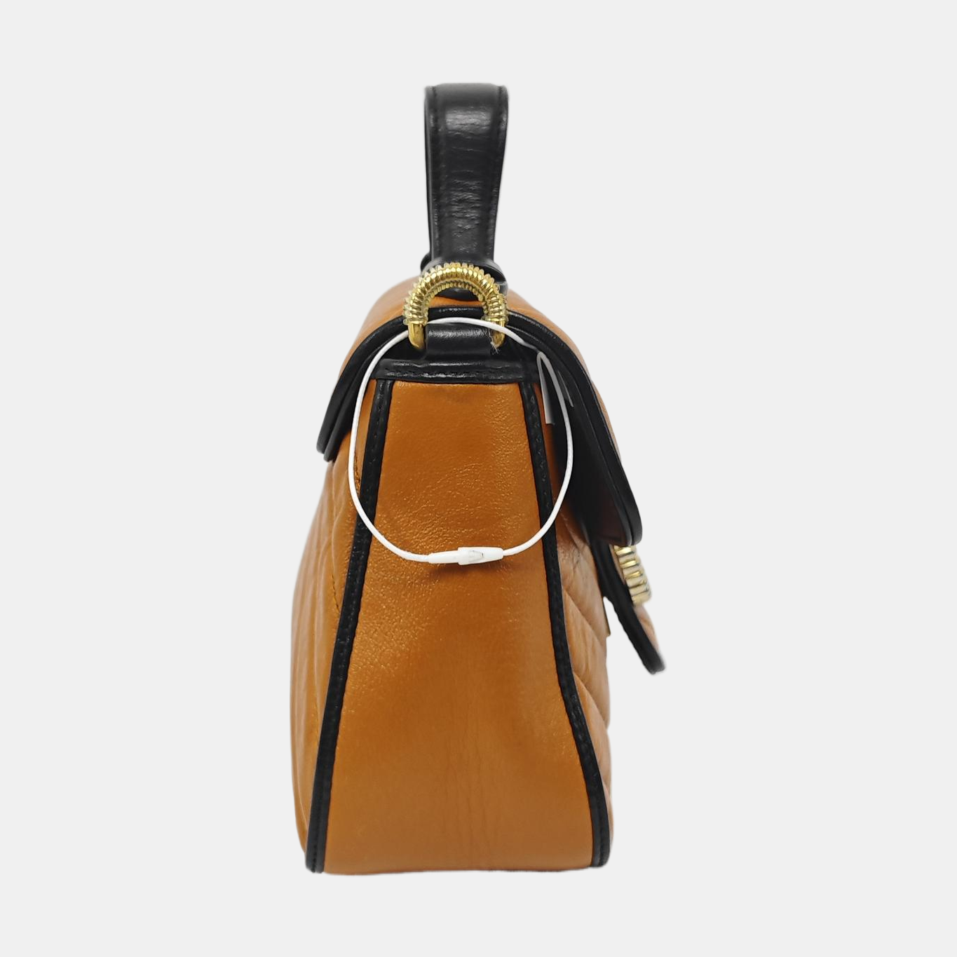 GG Marmont Mini Quilted Calfskin Brown