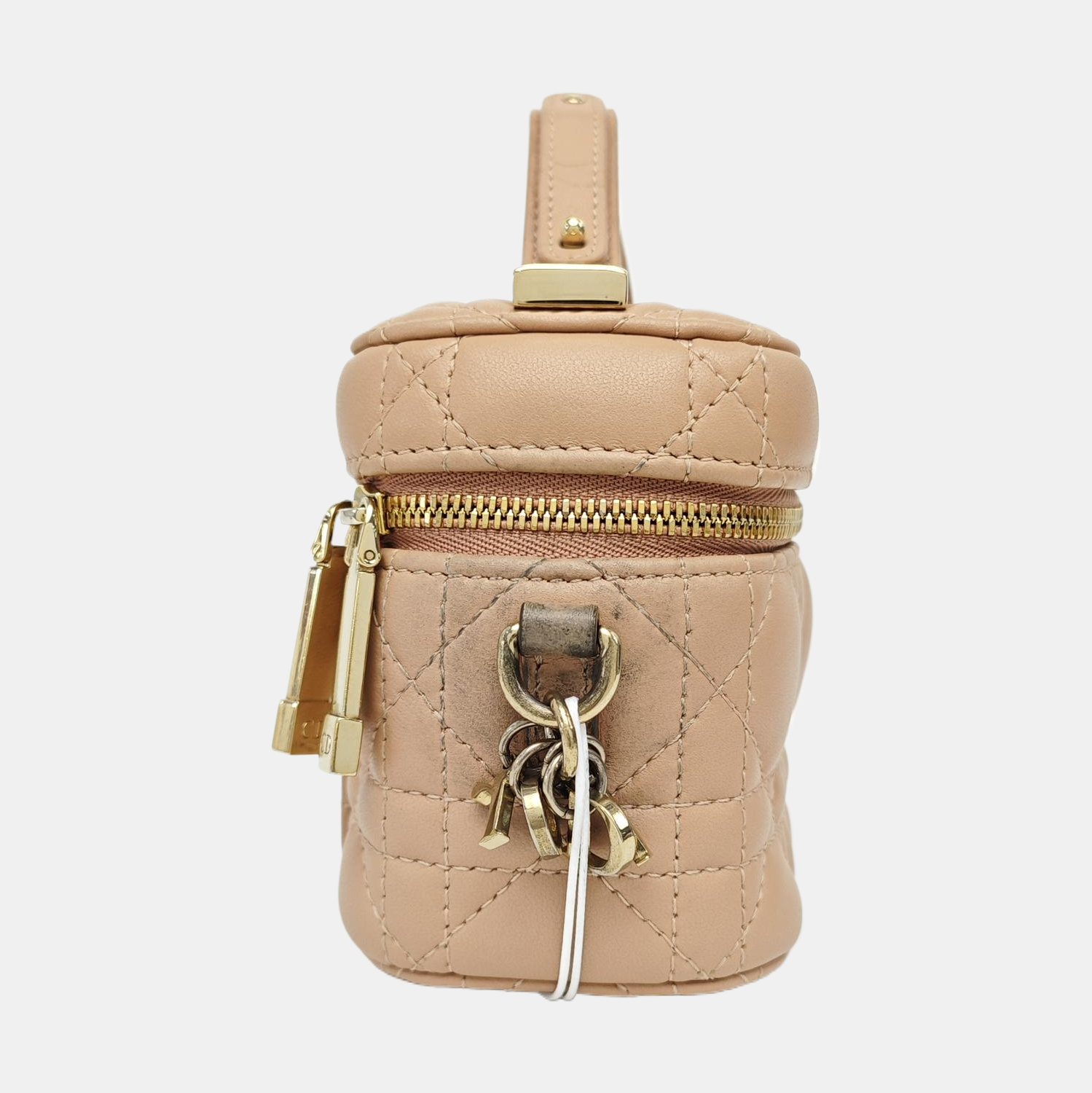 Lady Dior Super Mini Cannage Lambskin Pink