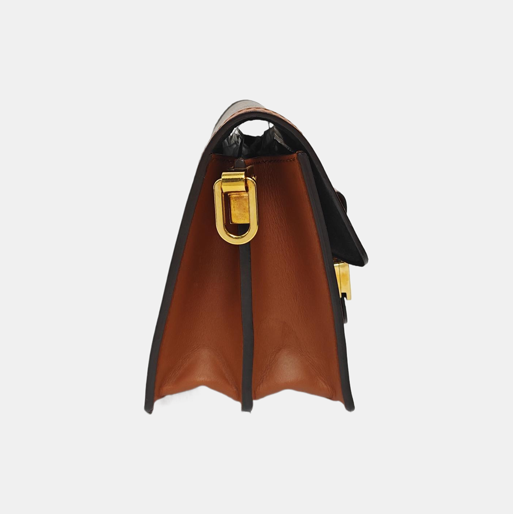 DAUPHINE Mini Coated Canvas Brown