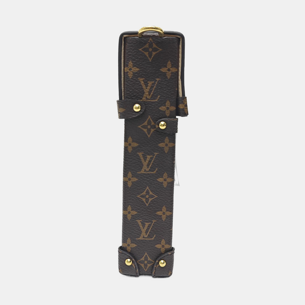 TRUNK Monogram Coated Canvas Brown