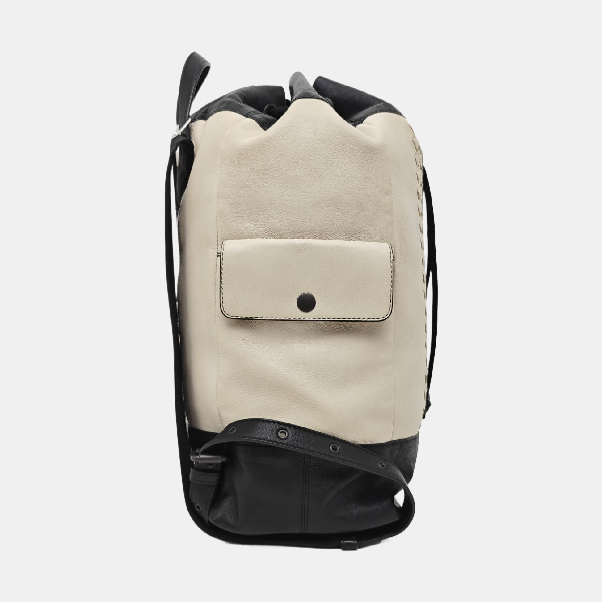 Calfskin Backpack White
