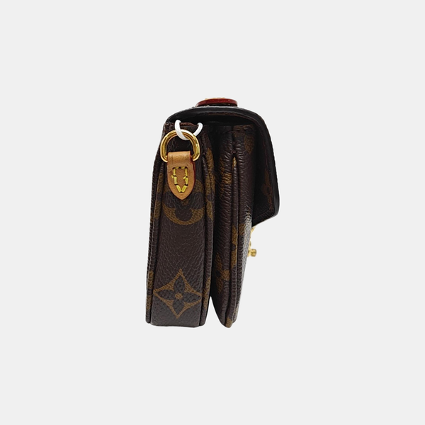 MÉTIS Micro Monogram Coated Canvas Brown