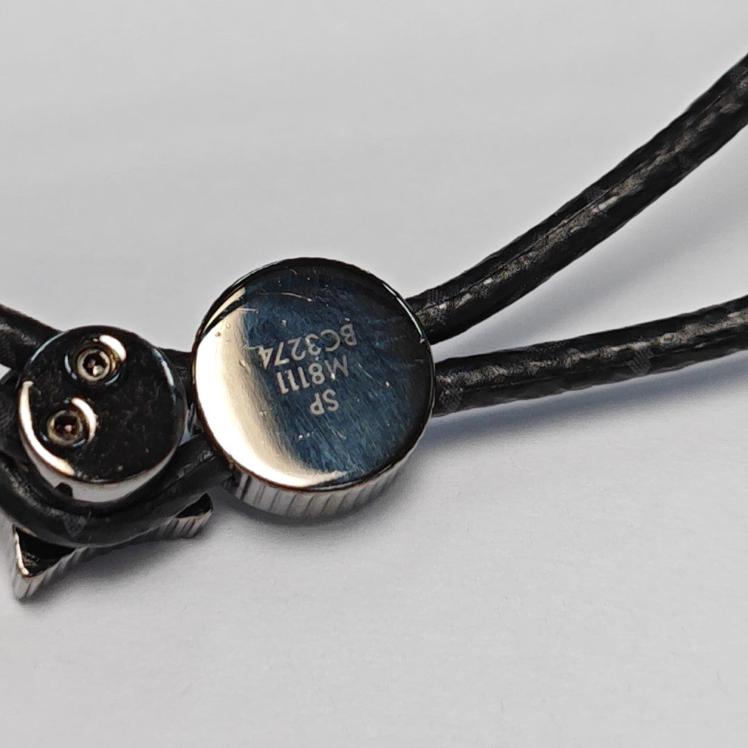 Coated Canvas Black Bracelet