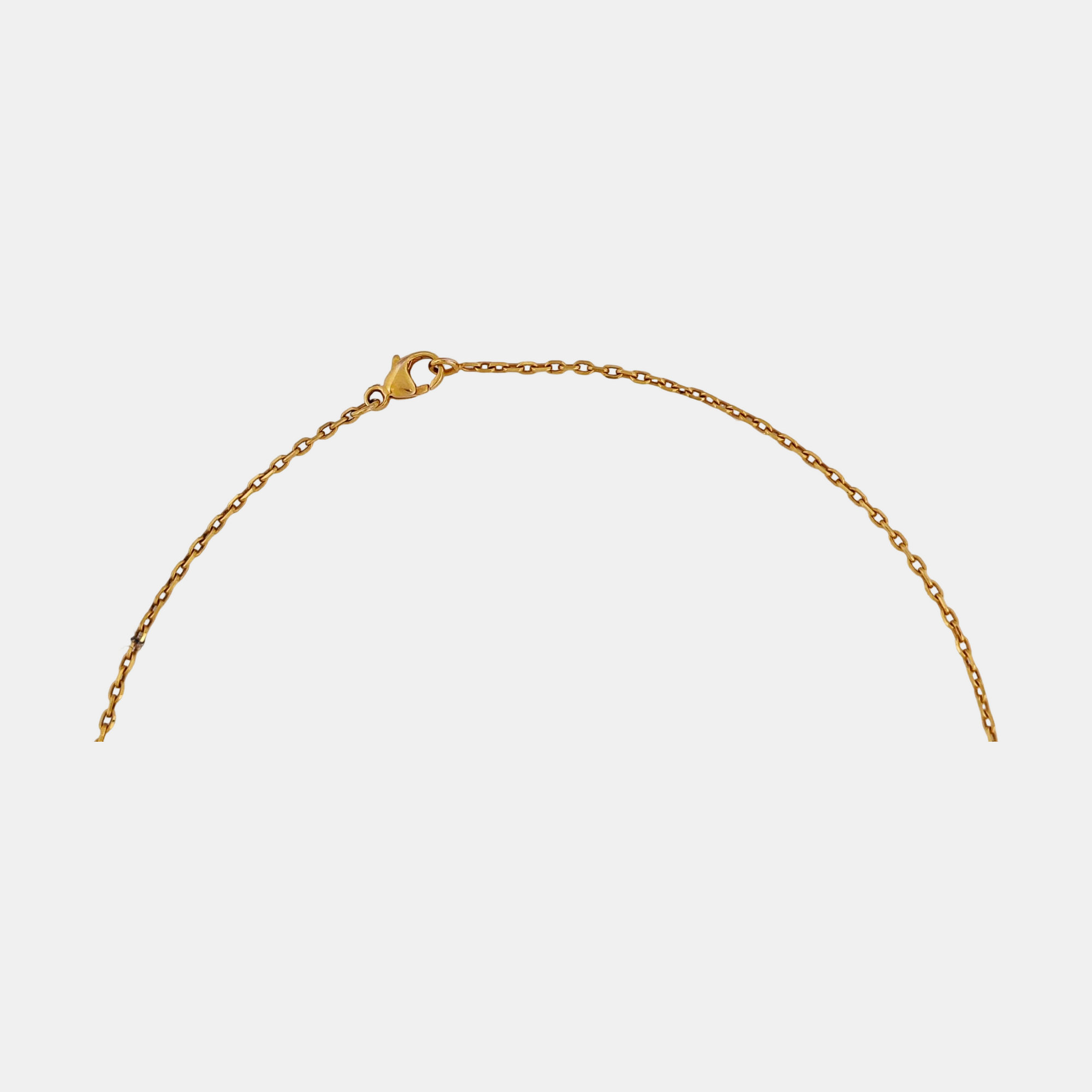 Pop H Metal Rose Gold Necklace