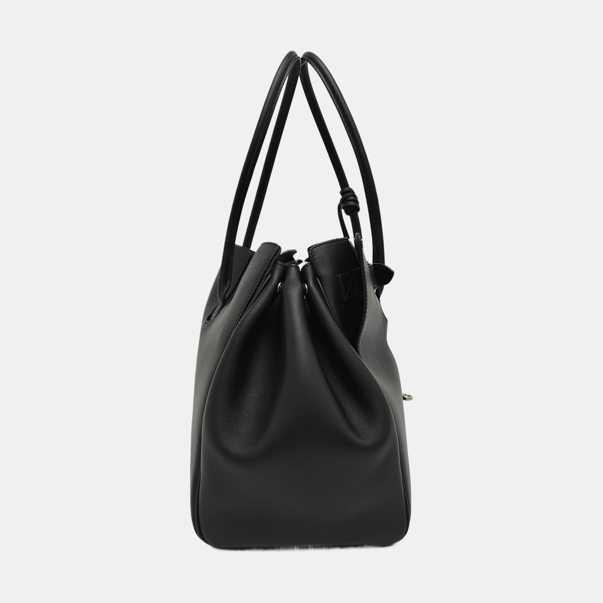 BEL AIR Medium Calfskin Black