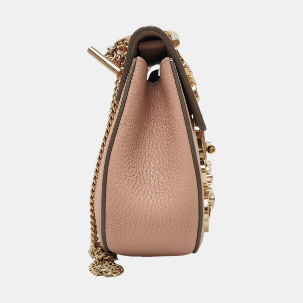 Drew Mini Calfskin Pink