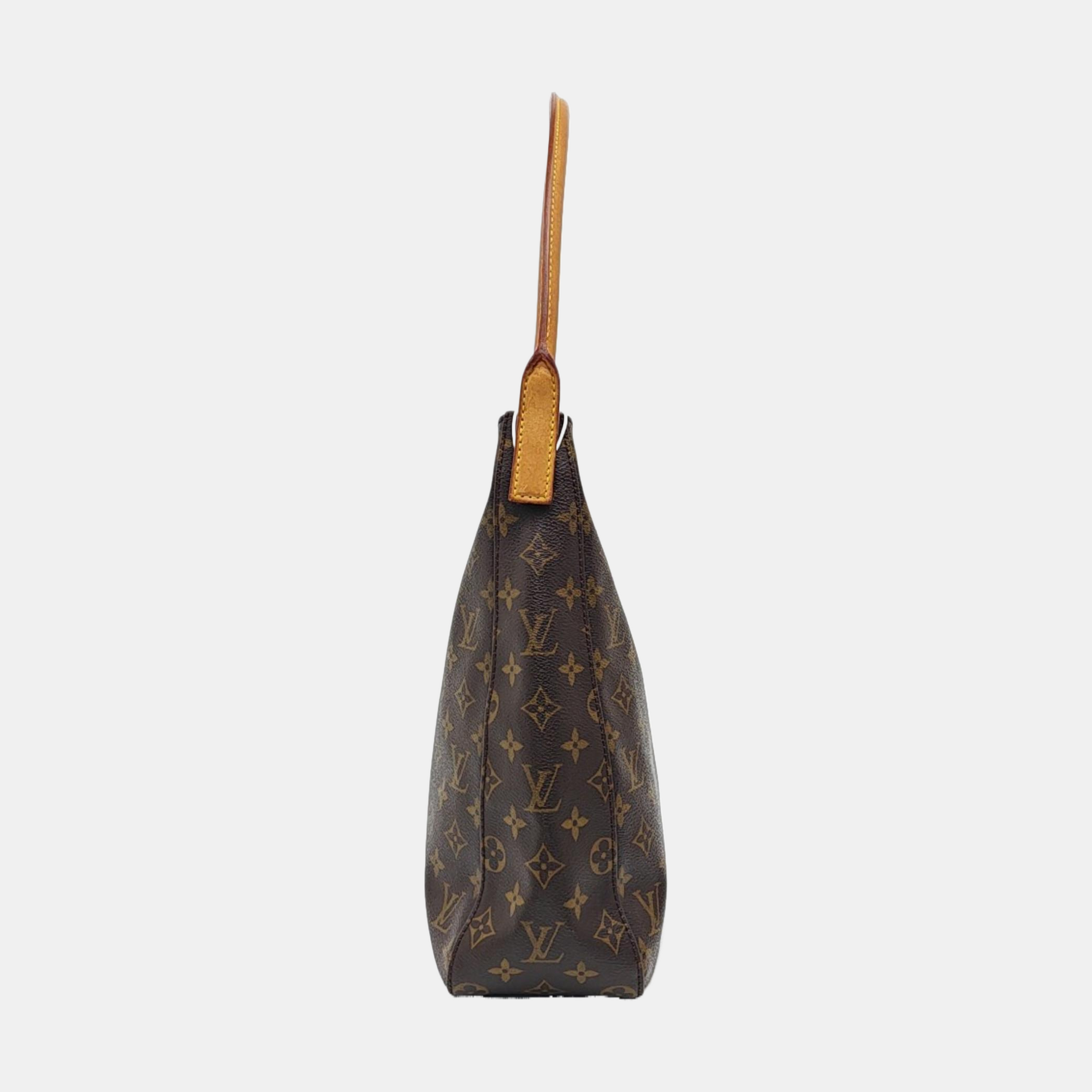 LOOPING GM Monogram Coated Canvas Brown