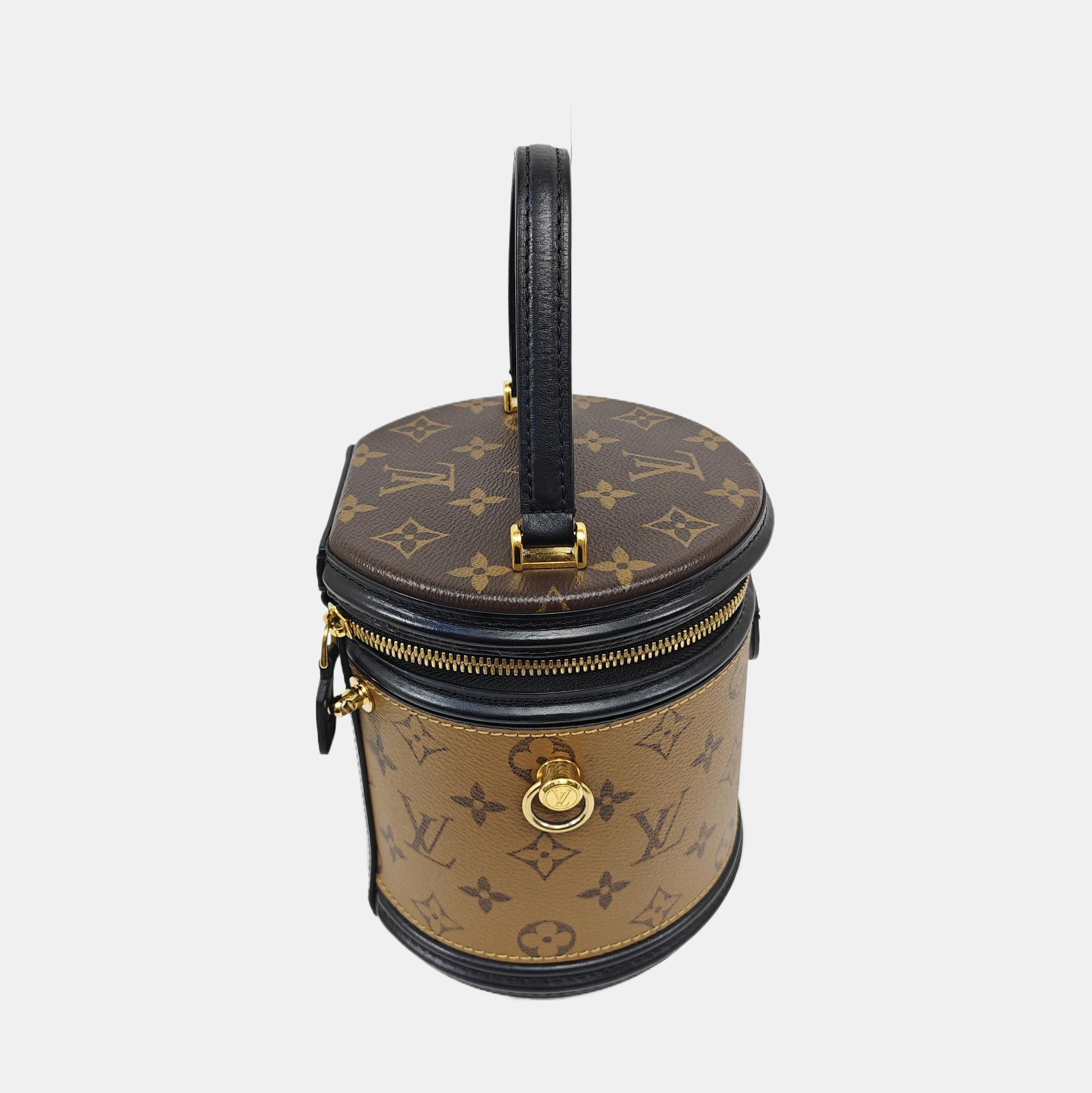 CANNES PM Monogram Coated Canvas Brown