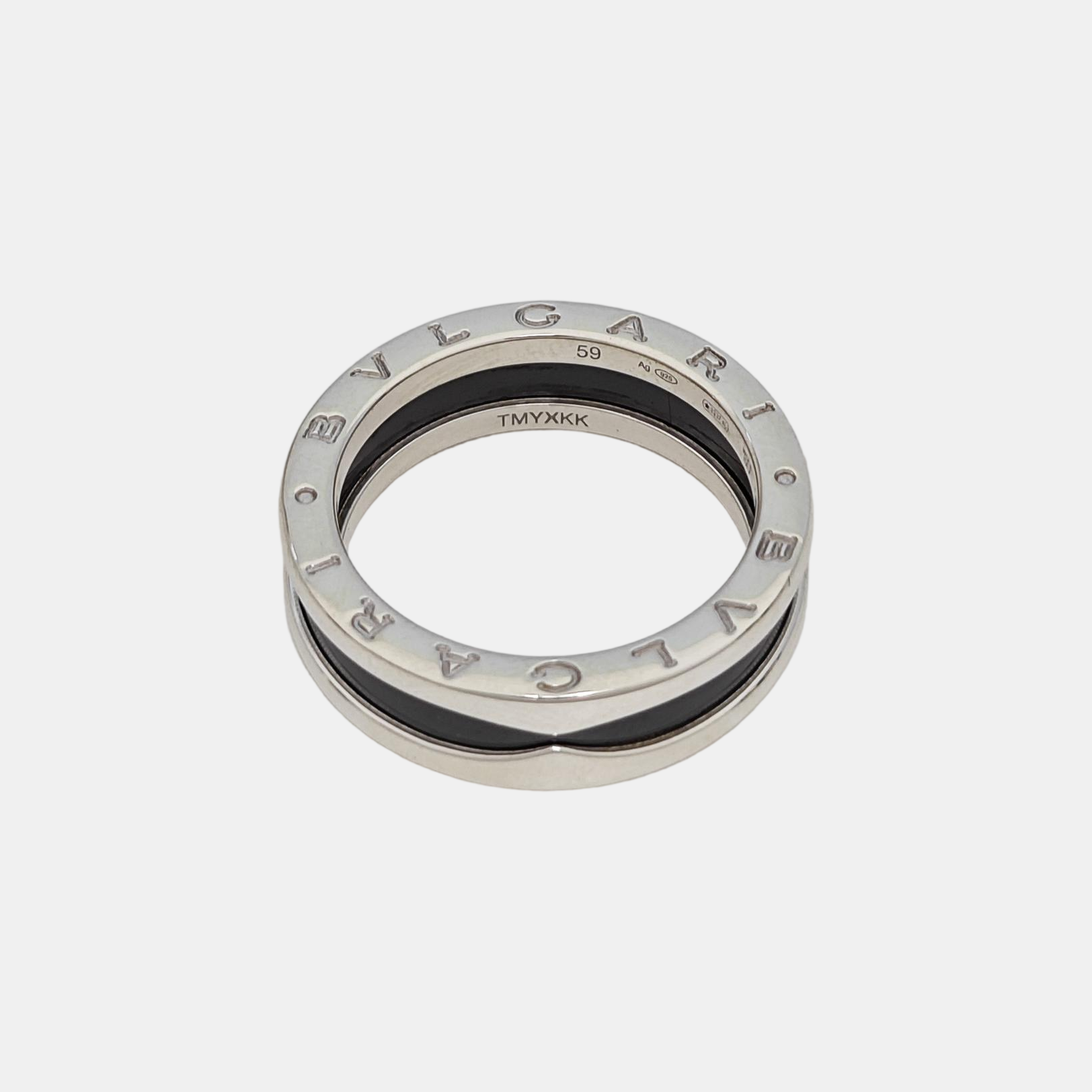 B.ZERO1 925 Sterling Silver Ring EU 59