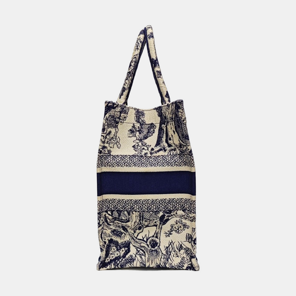Book Tote Medium Canvas Blue
