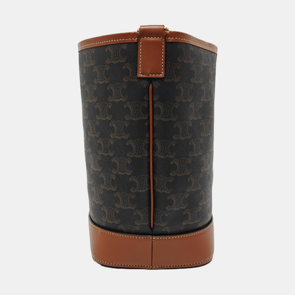 TRIOMPHE CANVAS Small Coated Canvas Brown