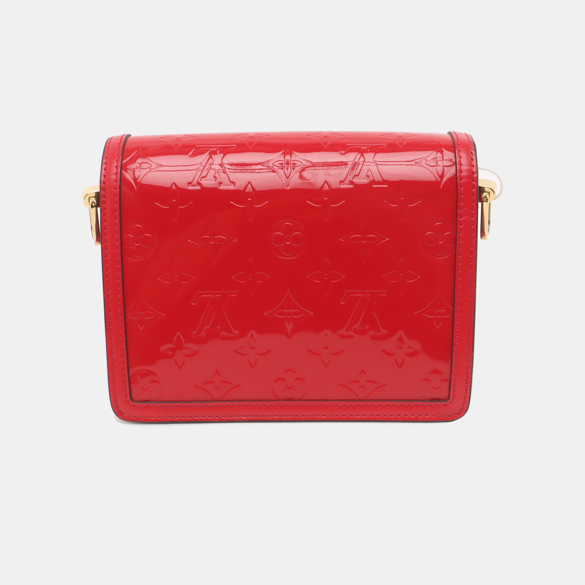 DAUPHINE Mini Patent Leather Red