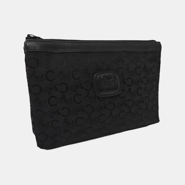 Canvas Clutch Black