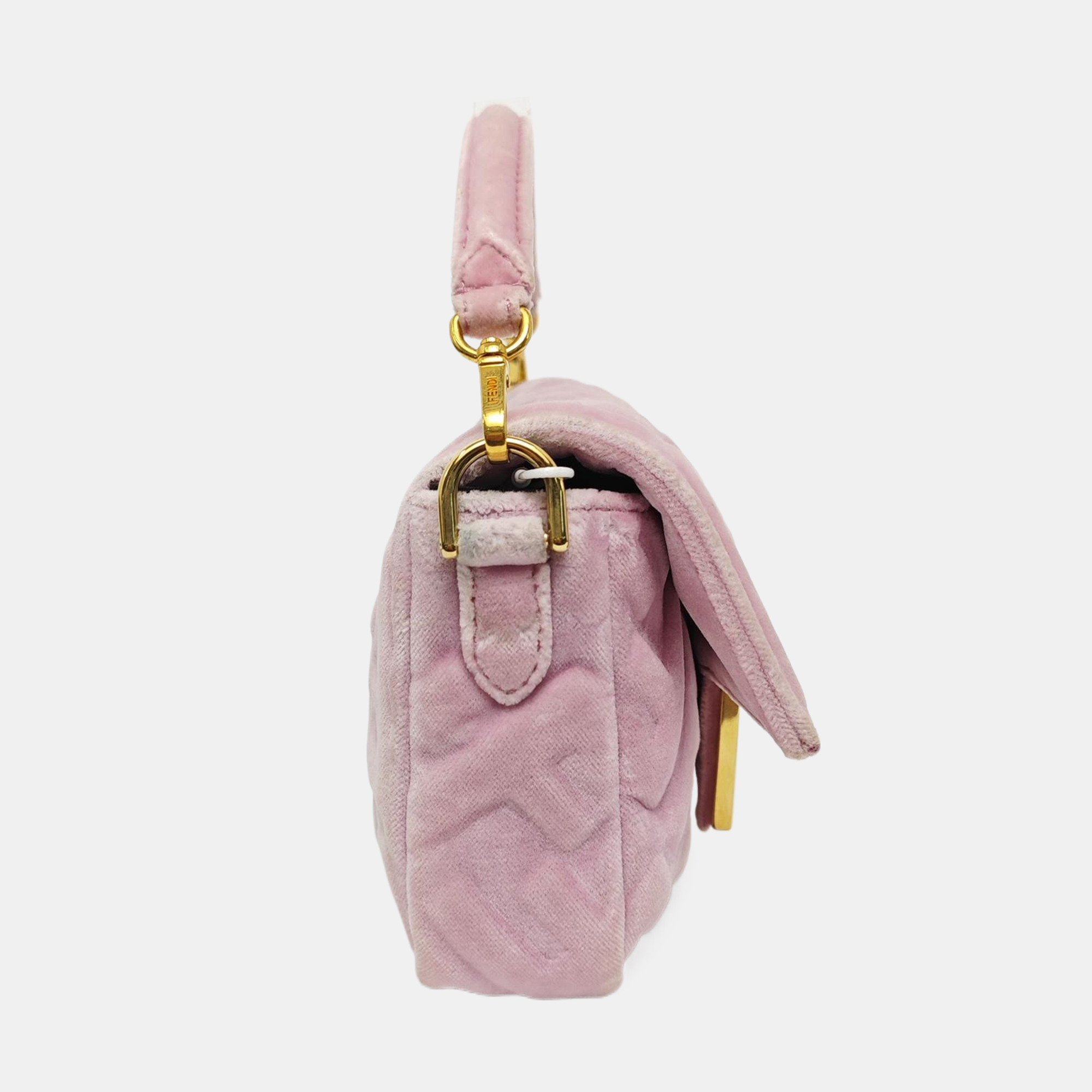 Authenticated pre-owned  Baguette Mini Fabric Pink - Shoulder Bag at Looply