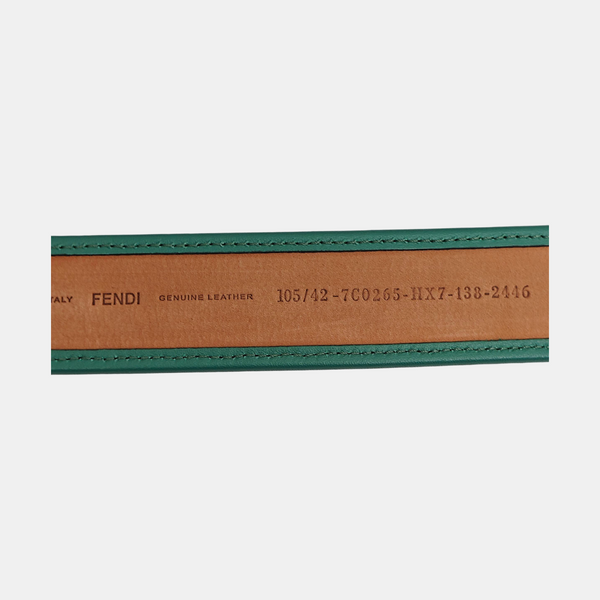Leather Belt Green