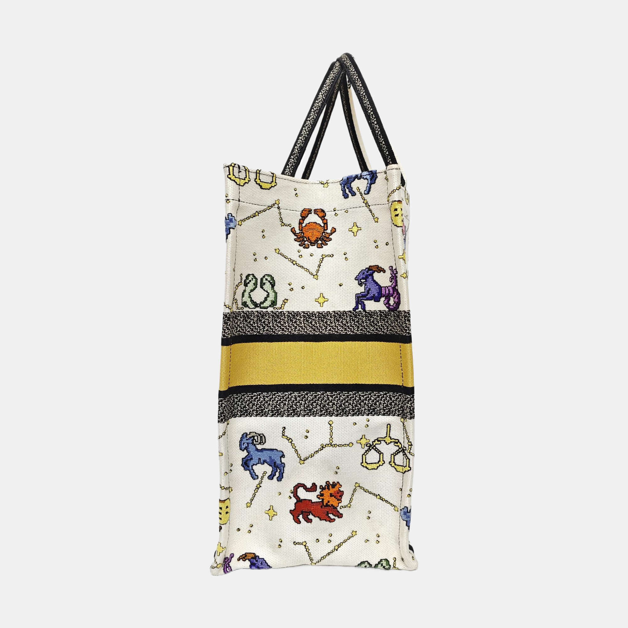Book Tote Large Canvas White