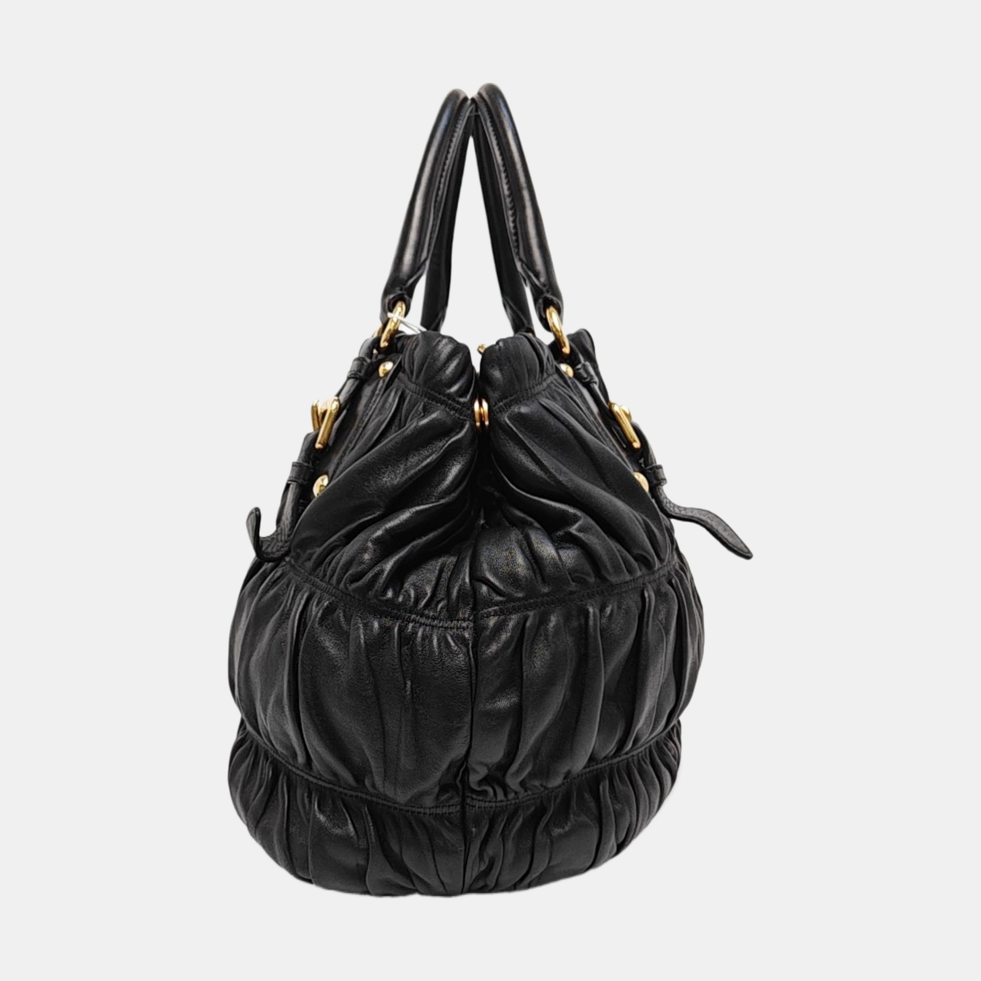 Gaufre Quilted Lambskin Black