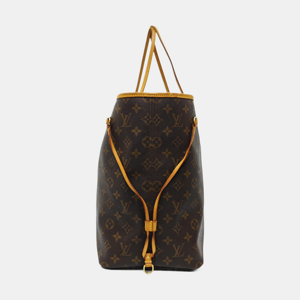 NEVERFULL GM Lona revestida Monogram Marrón