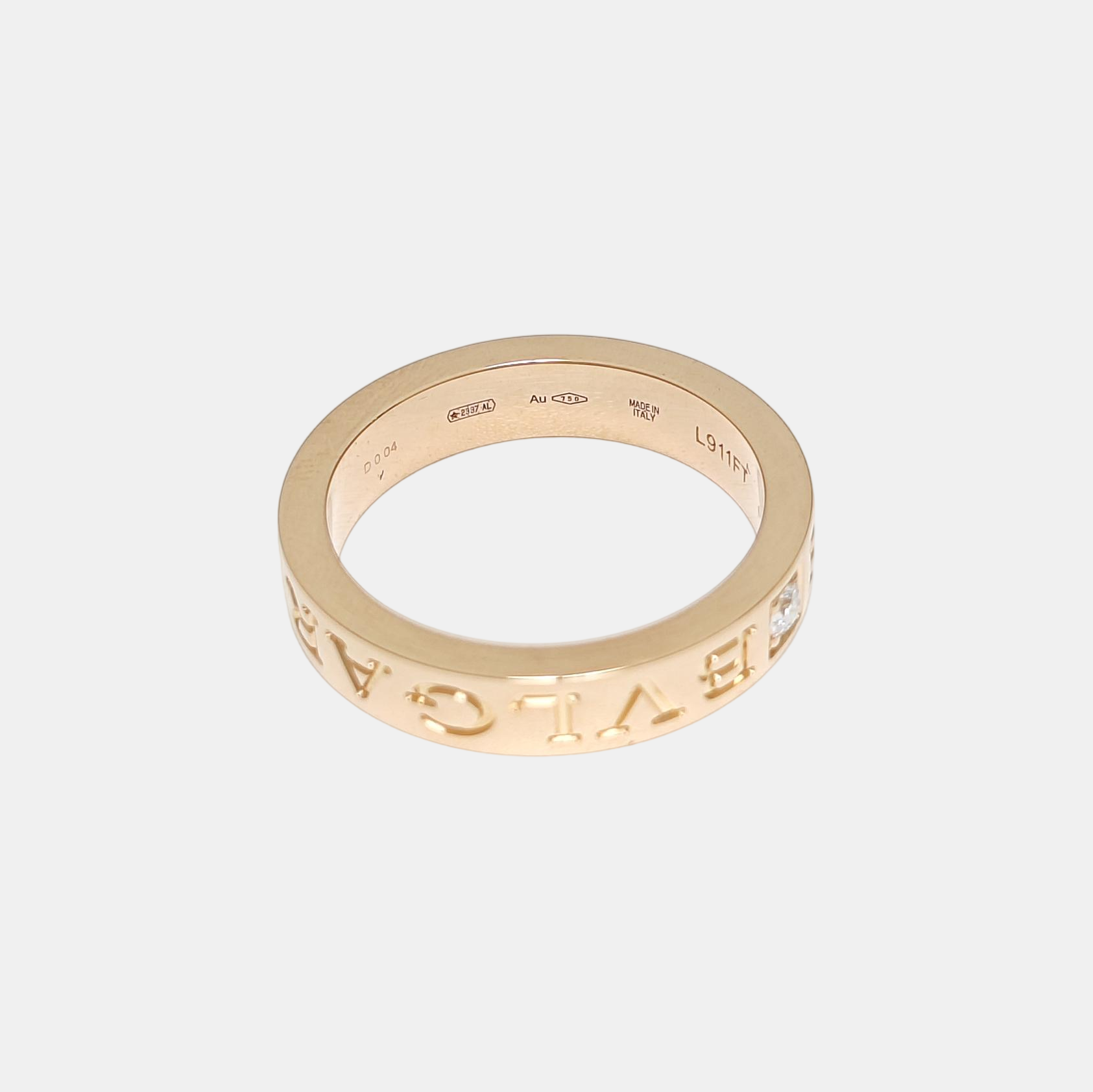 B.ZERO1 18k Rose Gold Ring EU 51