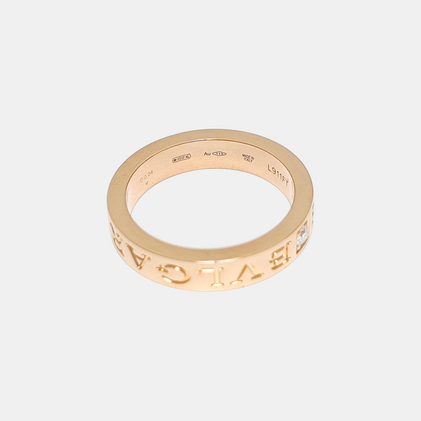 B.ZERO1 18k Rose Gold Ring EU 51