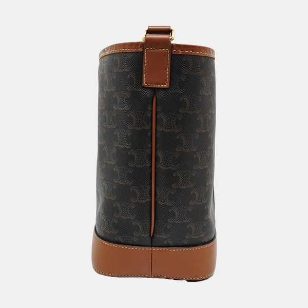 TRIOMPHE CANVAS Small Coated Canvas Brown