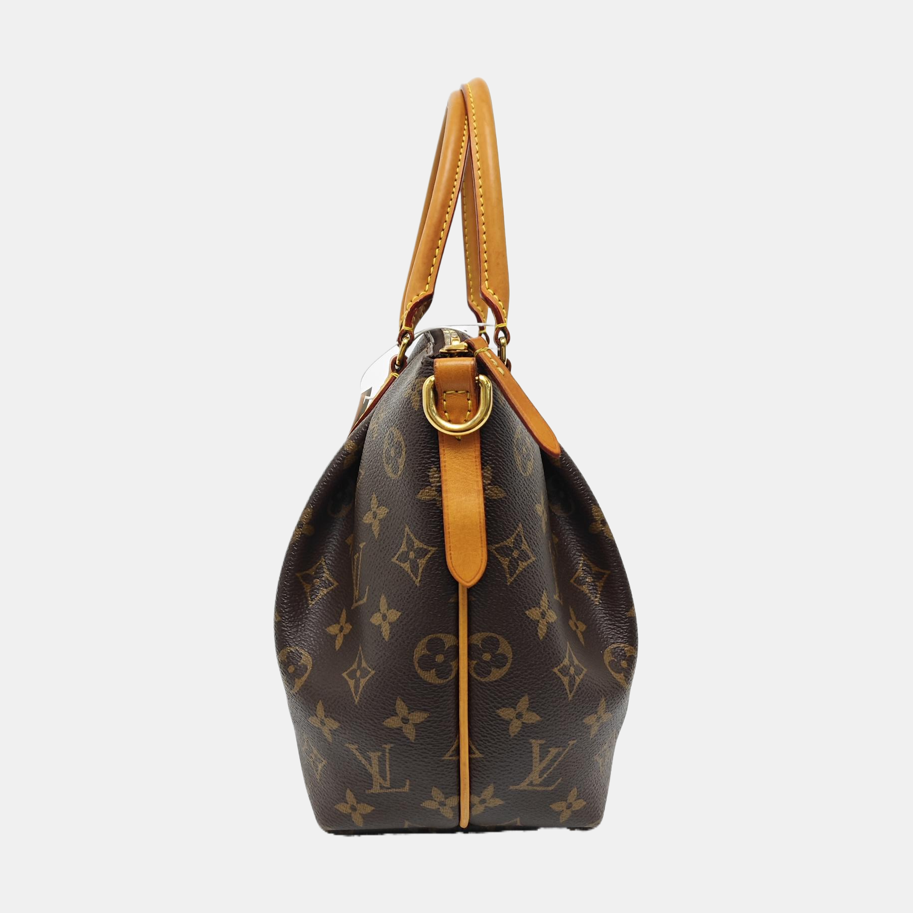 TURENNE Monogram Coated Canvas Brown