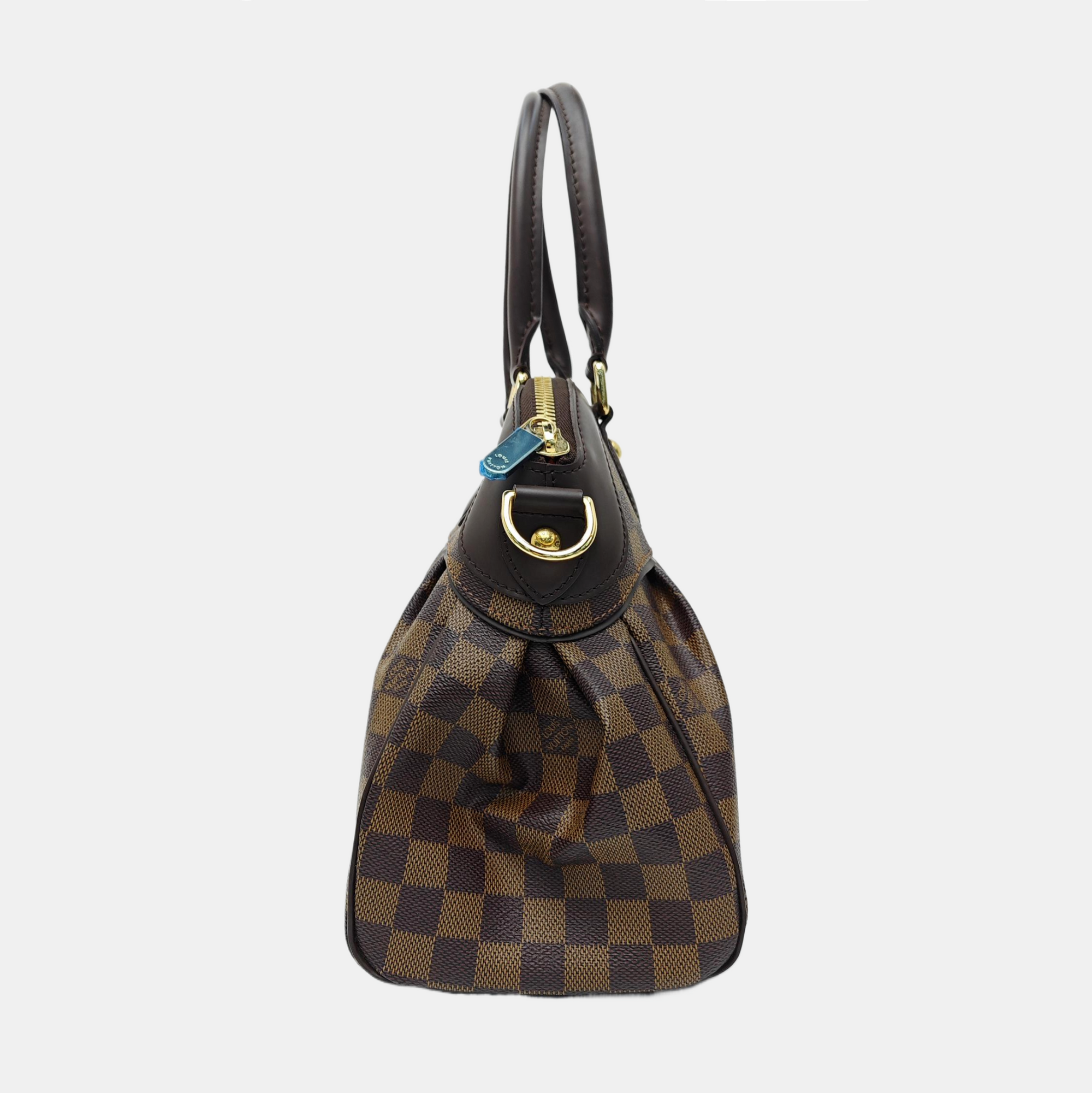 TREVI PM Damier Ebene Coated Canvas Brown