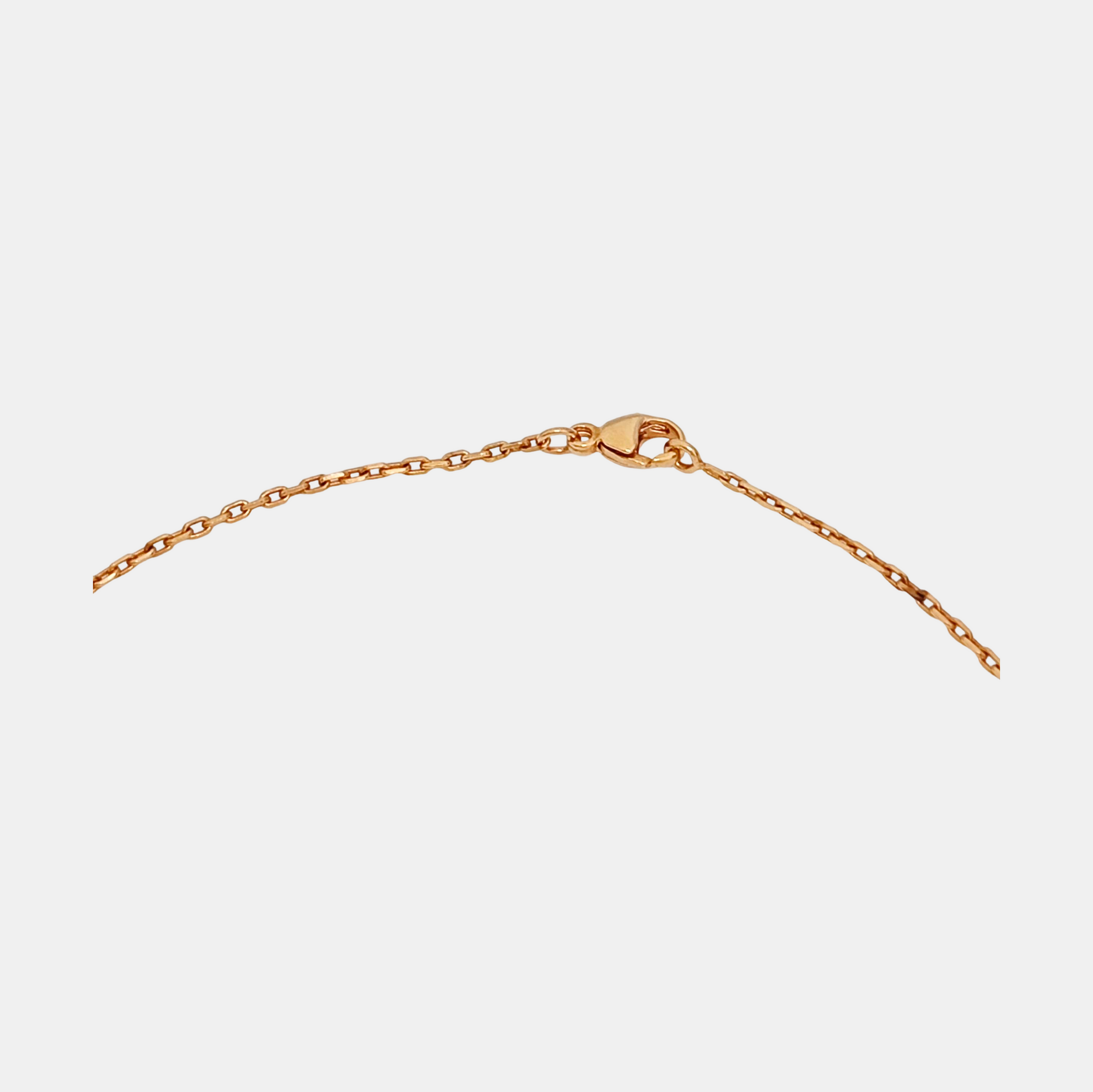 Pop H Metal Rose Gold Necklace