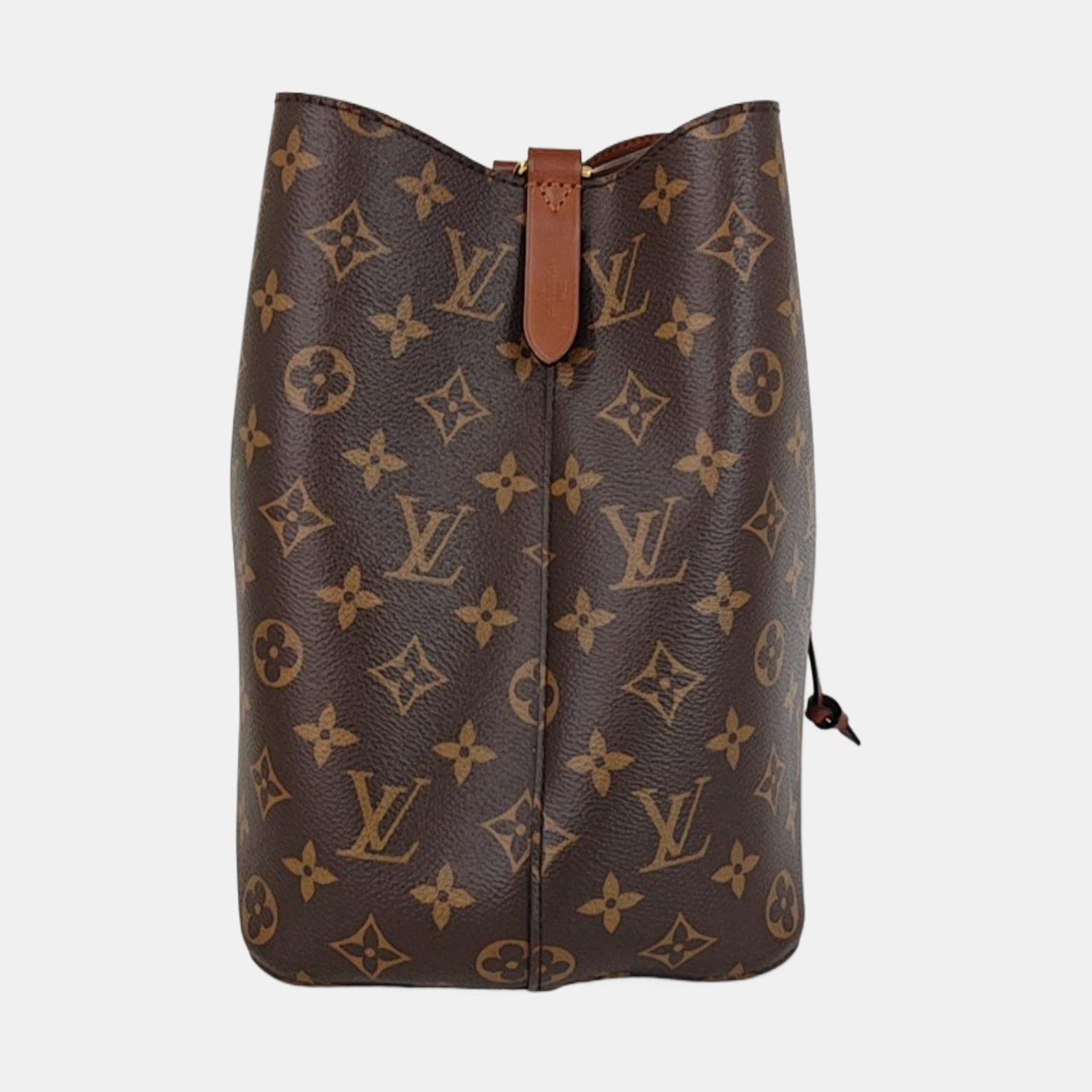 NÉONOÉ MM Monogram Coated Canvas Brown