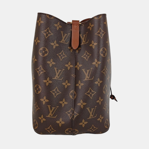NÉONOÉ MM Monogram Coated Canvas Brown