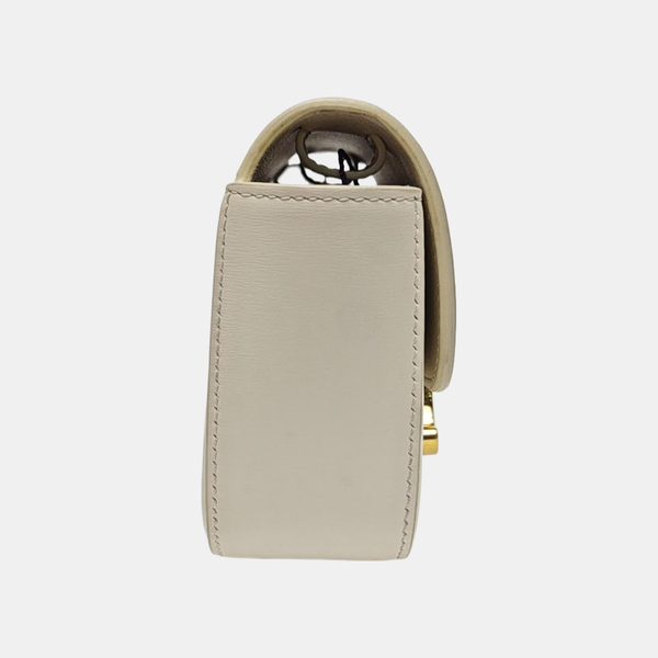 TRIOMPHE Mini Calfskin White