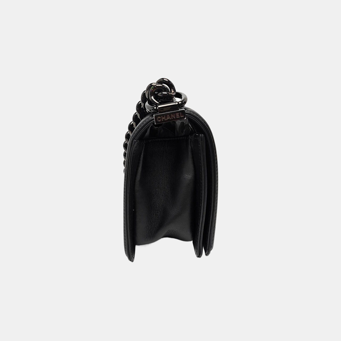 BOY CHANEL Small Quilted Lambskin Black