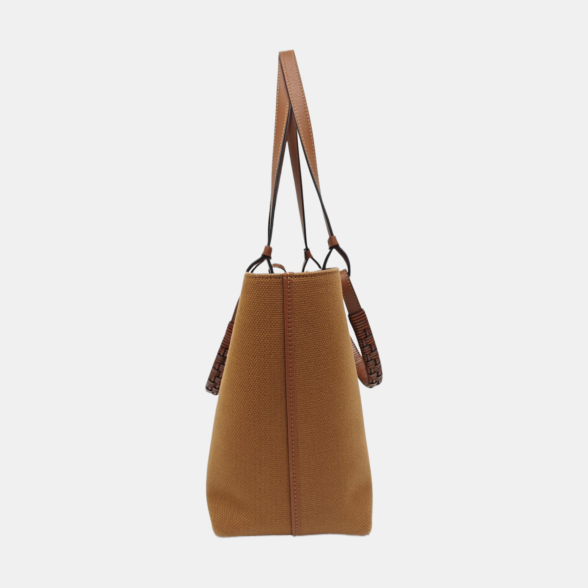 Anagram Tote Canvas Brown