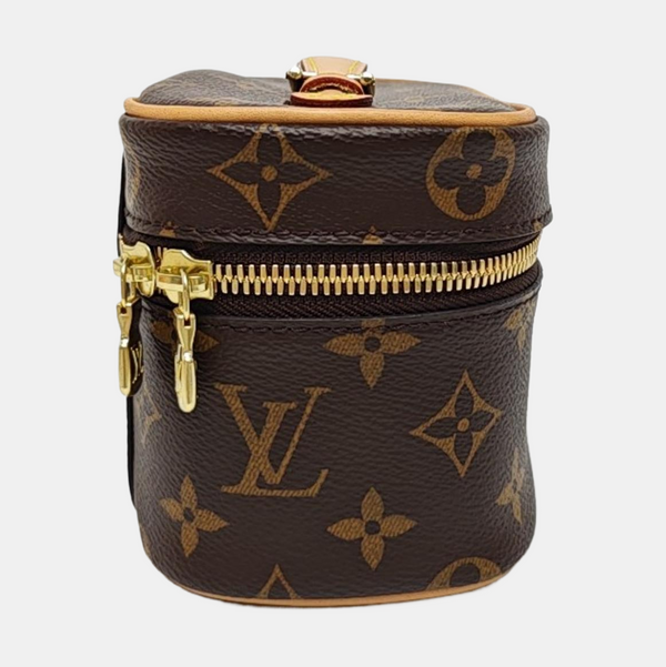NICE Super Mini Monogram Coated Canvas Brown