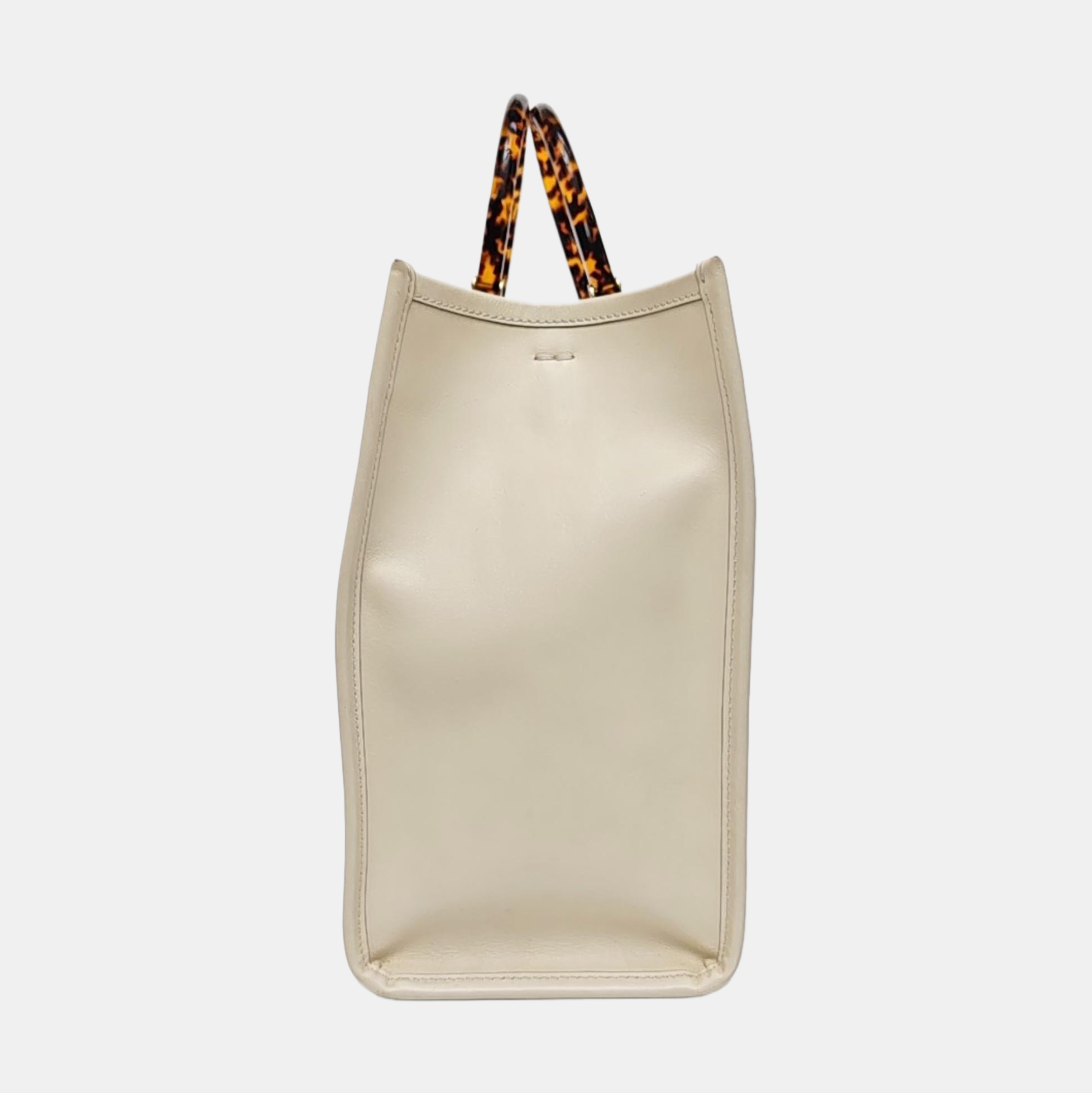 Sunshine Medium Calfskin White