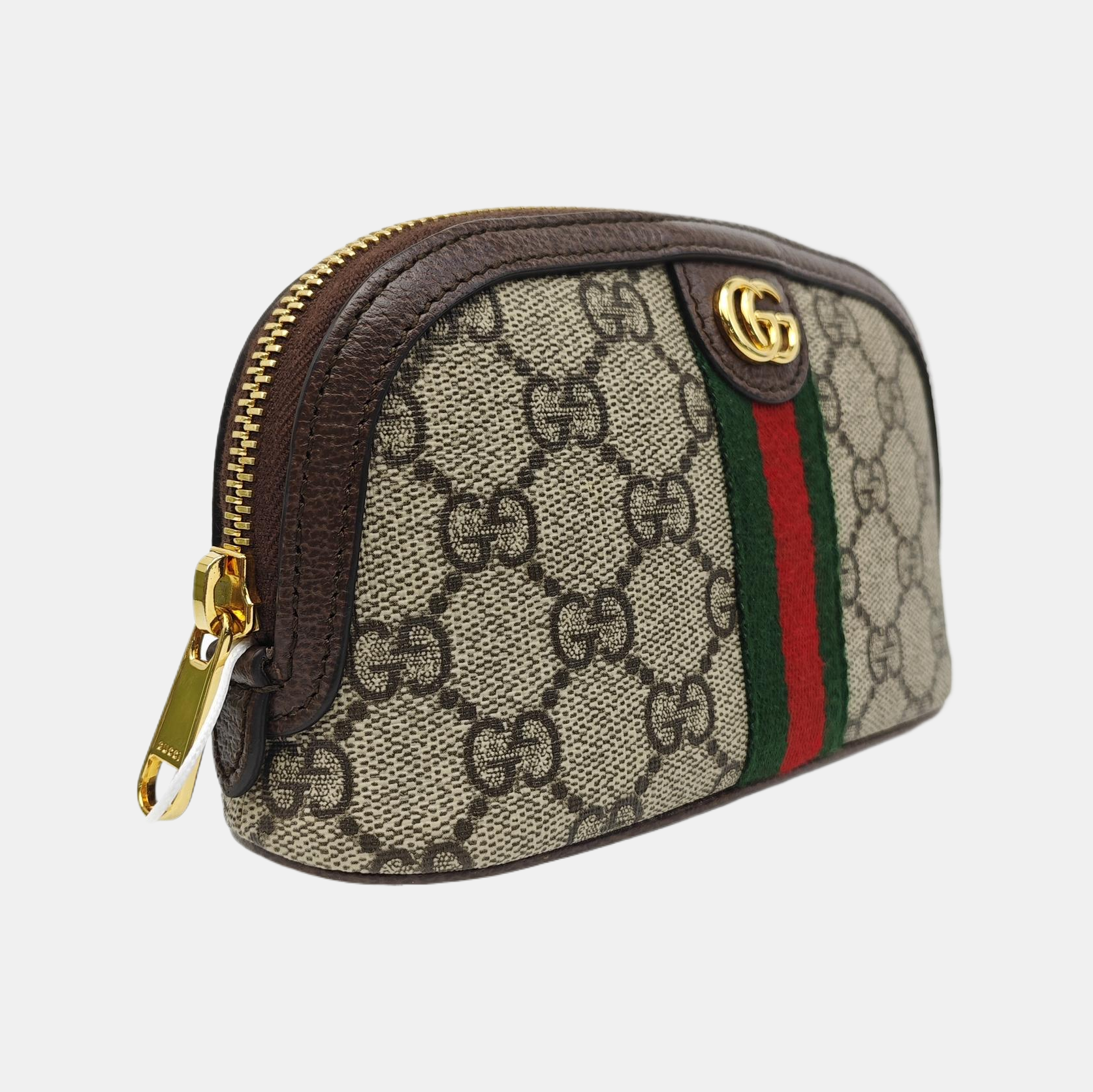 Ophidia Mini Monogram Coated Canvas Beige