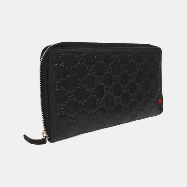 Monogram Calfskin Wallet Black