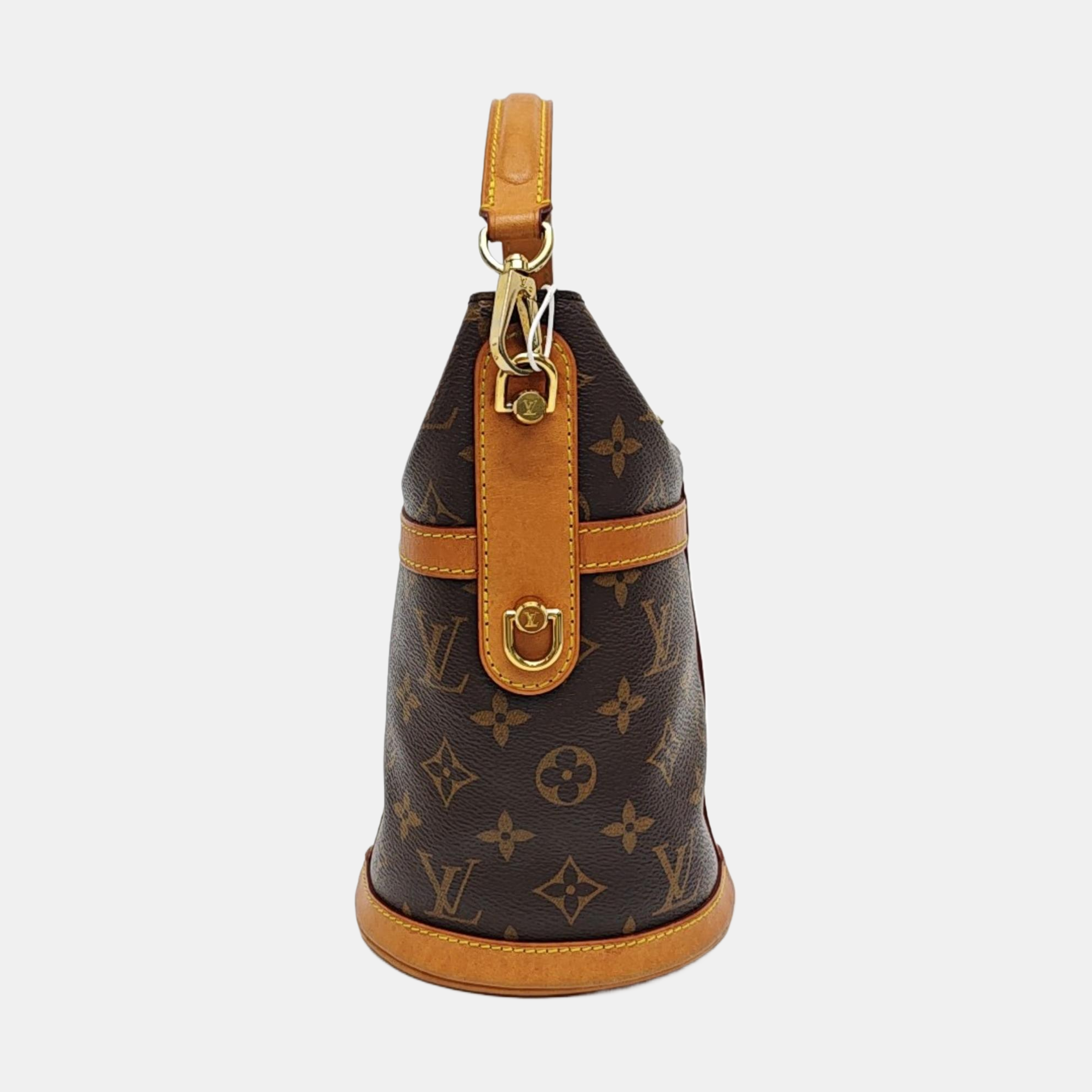 DUFFLE Monogram Coated Canvas Brown