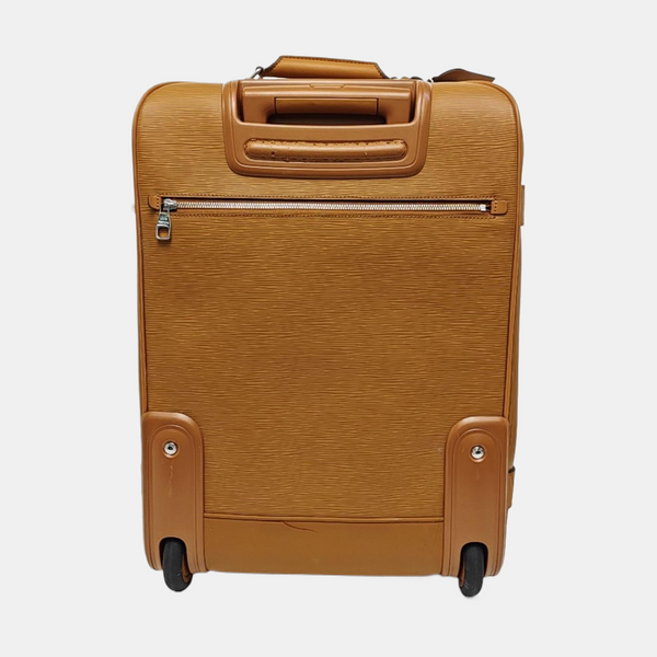 Calfskin Luggage Yellow