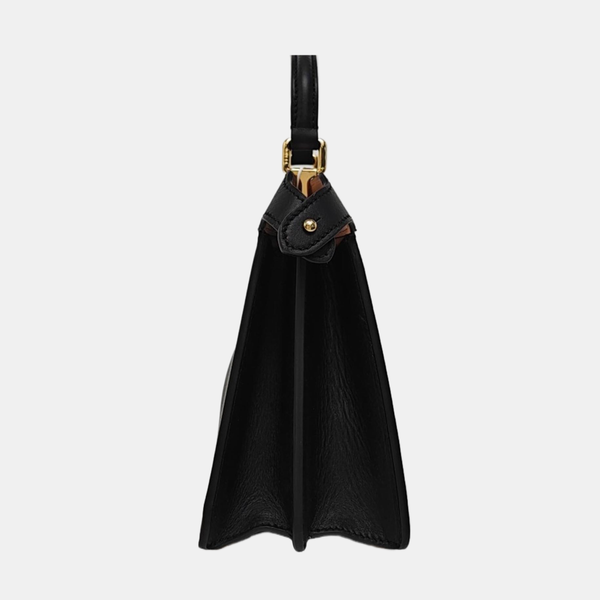 Peekaboo Small Calfskin Black