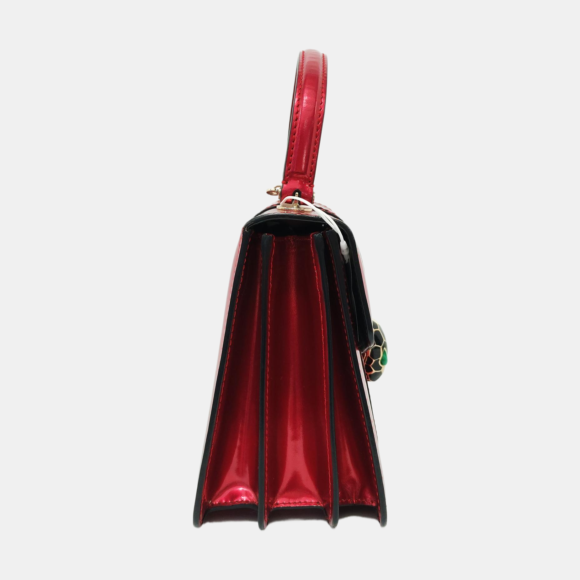 SERPENTI FOREVER Small Patent Leather Red
