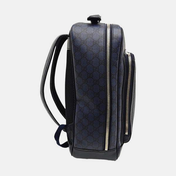 Ophidia Medium Monogram Coated Canvas Blue