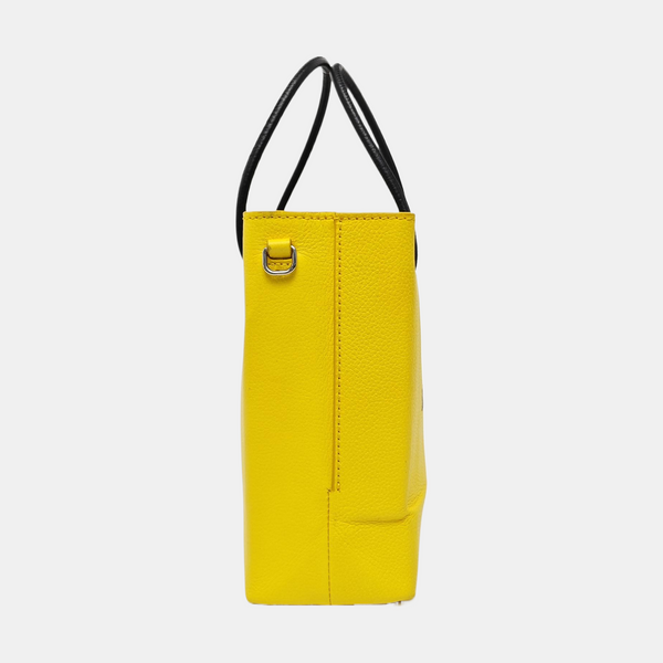Shopping Bag Super Mini Calfskin Yellow
