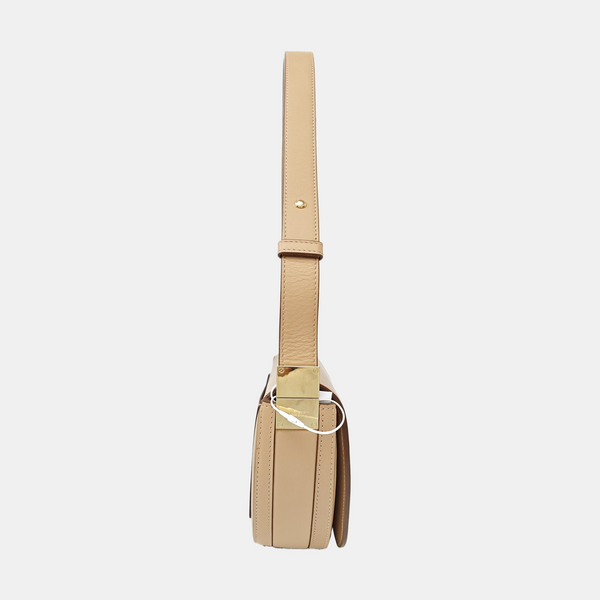 Olympia Small Calfskin Beige
