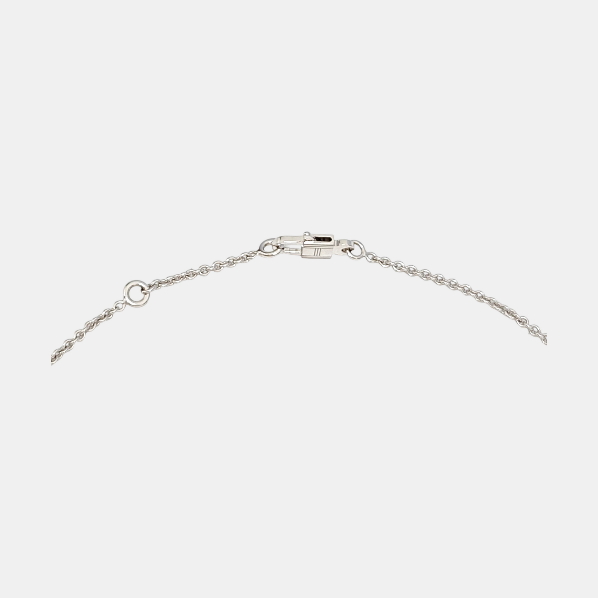 Kelly Cadenas 18k White Gold Silver Necklace