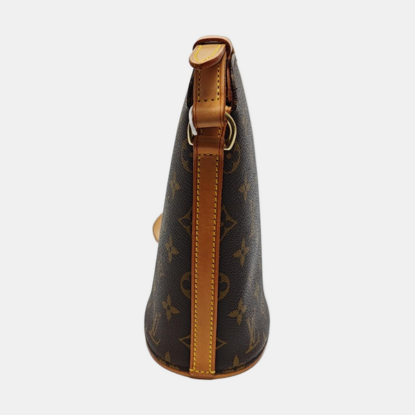 DROUOT Monogram Coated Canvas Brown