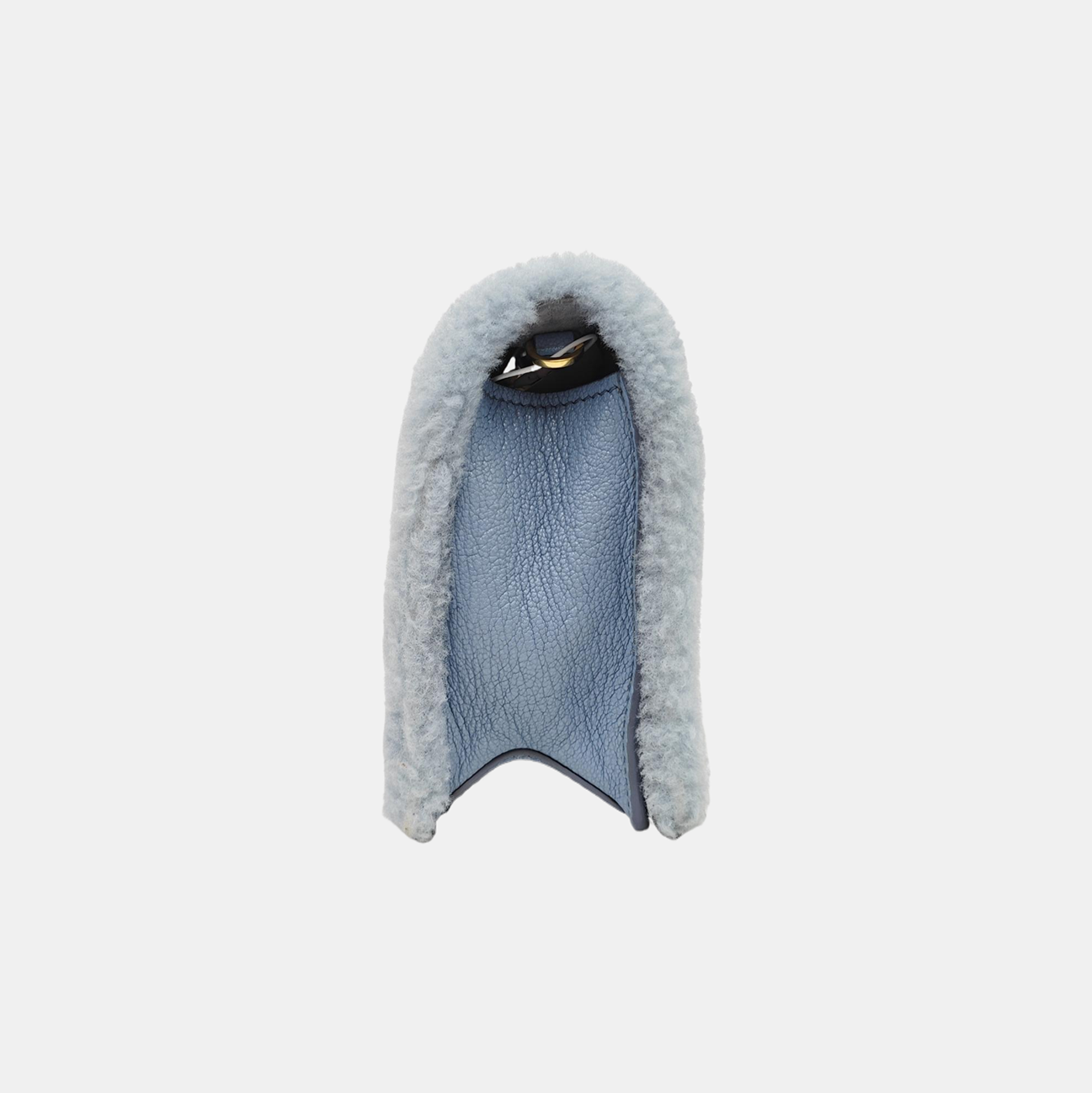 Fabric Shoulder Bag Blue